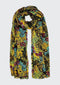 Classic Flower Print Scarf (SE-2549_Yellow)